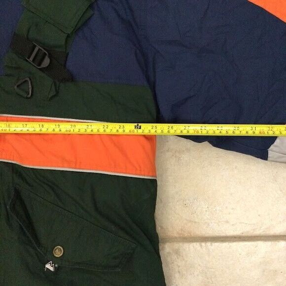 First Down Exploration-Men's Sz XL-Blue/Green/Orange-Puffer Jacket-Duck Down-VTG - Picture 9 of 11
